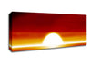 Surreal Orange Sunset Canvas Wall Art