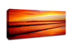 Orange Ocean Sands Canvas Wall Art