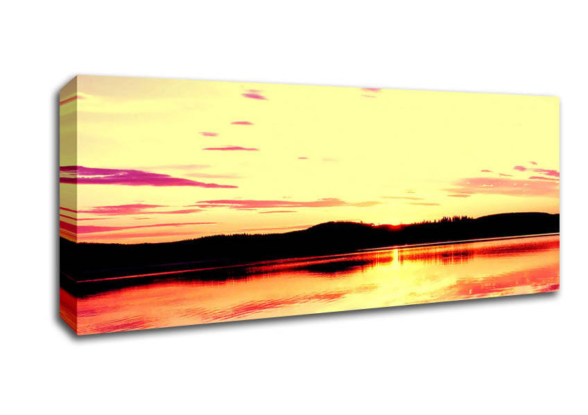 Sun Down Canvas Wall Art