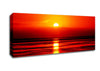 Reflections Of The Sun At Dusk Canvas Wall Art