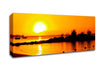 Yellow Ocean Sun Trail Canvas Wall Art