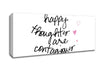 Love Quote Happy Thoughts Are Contagious Canvas Wall Art