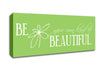 Be Your Own Kind Lime Green Canvas Wall Art