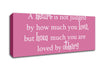 Movie Quote Wizard Of Oz A Heart Is Not Judged Pink Canvas Wall Art