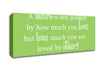 Movie Quote Wizard Of Oz A Heart Is Not Judged Lime Green Canvas Wall Art