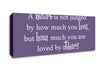 Movie Quote Wizard Of Oz A Heart Is Not Judged Lilac Canvas Wall Art