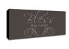 Home Quote Bless This Home Chocolate Canvas Wall Art