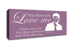 Music Quote You Know You Love Me Justin Bieber Dusty Pink Canvas Wall Art