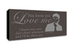 Music Quote You Know You Love Me Justin Bieber Chocolate Canvas Wall Art