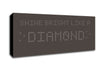 Music Quote Shine Bright Rihanna Chocolate Canvas Wall Art