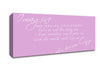 Music Quote Imagine John Lennon Pink Canvas Wall Art