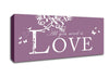 Music Quote All You Need Is Love Dusty Pink Canvas Wall Art