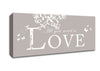 Love Quote All You Need Is Love Beige Canvas Wall Art