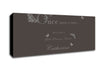 Once Upon A Time Your Name Chocolate Canvas Wall Art