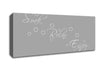 Bathroom Quote Soak Relax Enjoy Grey White Canvas Wall Art