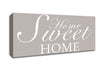 Home Quote Home Sweet Home Beige Canvas Wall Art