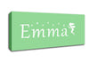 Your Name In Fairy Dust Green Canvas Wall Art