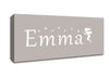 Your Name In Fairy Dust Beige Canvas Wall Art