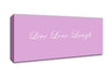 Love Quote Live Love Laugh 2 Pink Canvas Wall Art