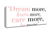Dolly Parton Dream More Be More Canvas Wall Art