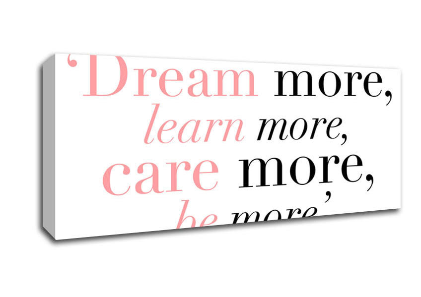 Dolly Parton Dream More Be More Canvas Wall Art