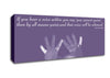 Vincent Van Gogh If You Hear A Voice Lilac Canvas Wall Art