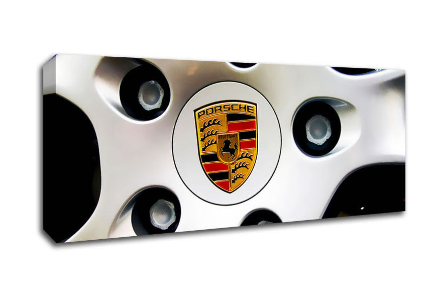 Porsche Wheel Canvas Wall Art