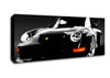 Porsche 911 Black Canvas Wall Art