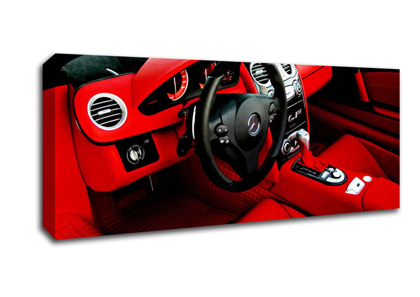Mercedes Interior Canvas Wall Art