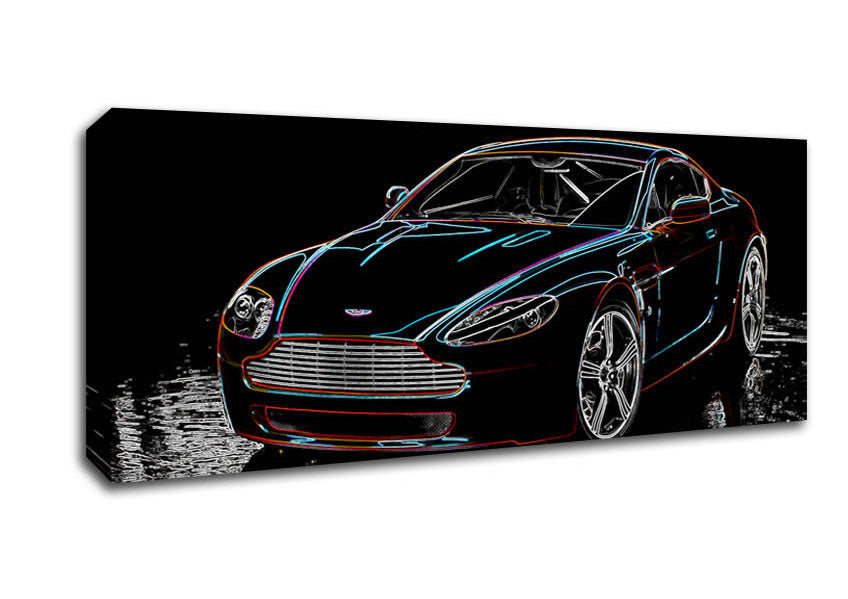 Aston Martin DB9 Canvas Wall Art