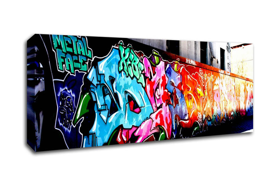 Metal Face Canvas Wall Art
