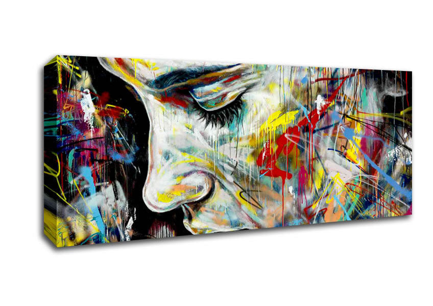 Colourful Woman Canvas Wall Art