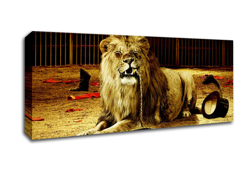 The Lion Tamer Canvas Wall Art