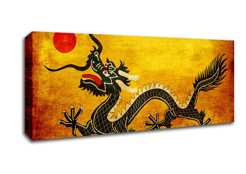 Manchu Dragon Ming Dynasty Canvas Wall Art