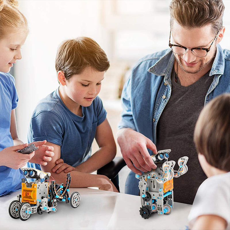 Twelve In One Solar-Powered Toy Car
