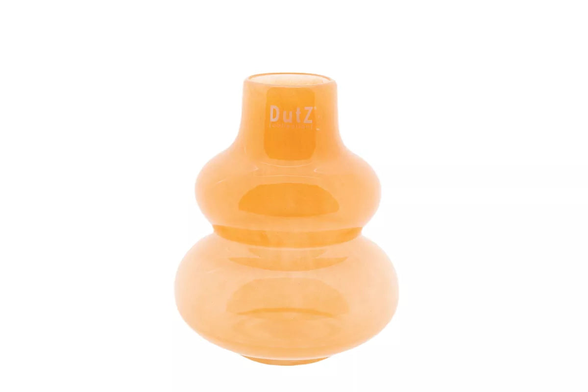 VASE SKRZYSZOW S- H16 D14 cm - TANGERINE
