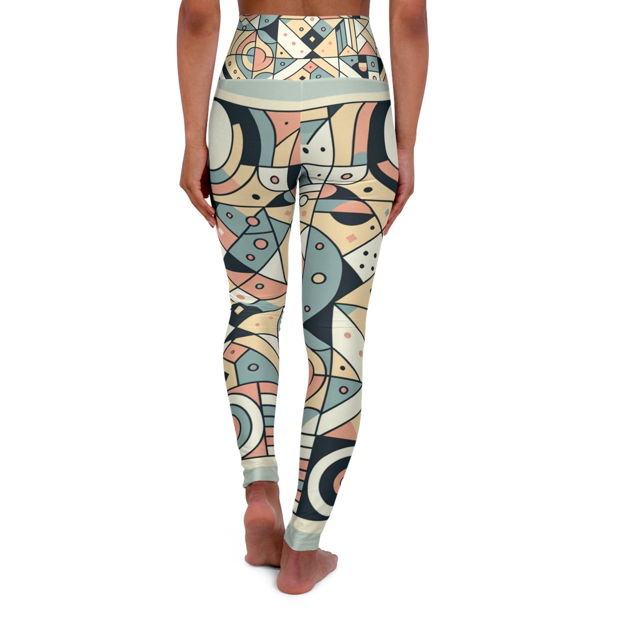 Contemporary Pastel Leggings - Elegant & Trendy Fitness Wear by Dazzling Dreams Studio