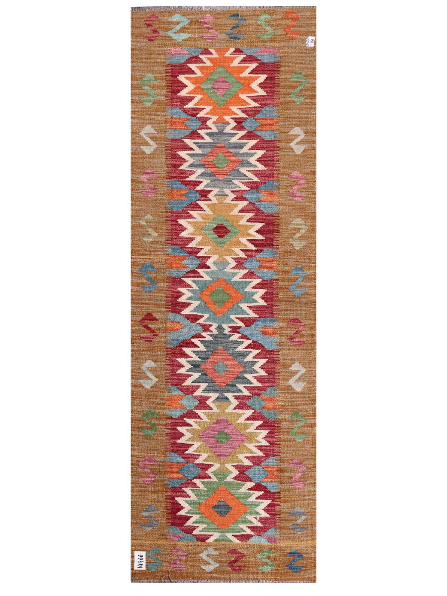 Maimana Kilim - 200 x 66 cm