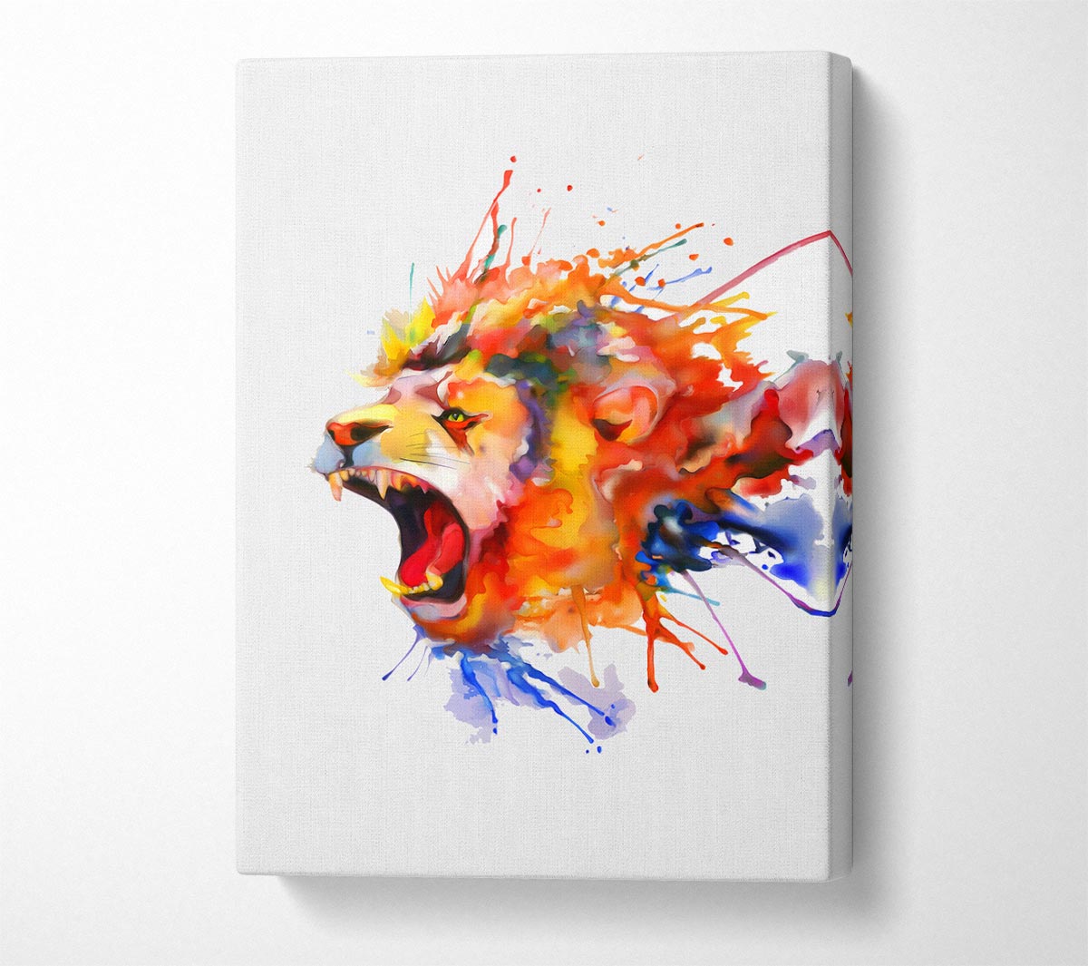 Roaring Lion Canvas Wall Art