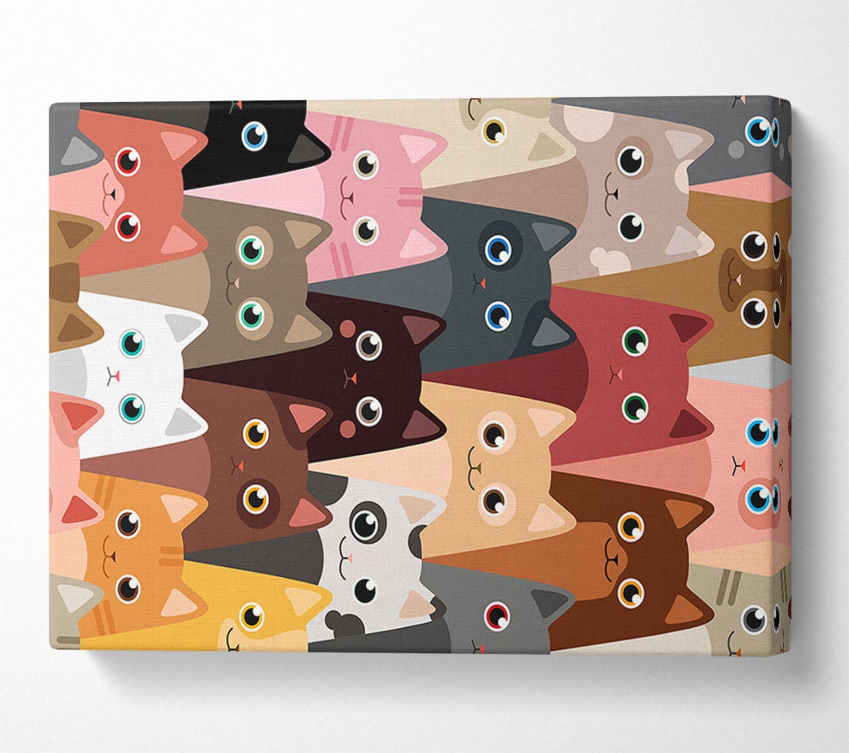 Just Cats Canvas Wall Art