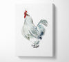 White Hen Canvas Wall Art