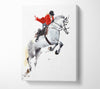 Horse Jumping Canvas Wall Art