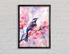 Cherry Blossom Bird Framed Wall Art