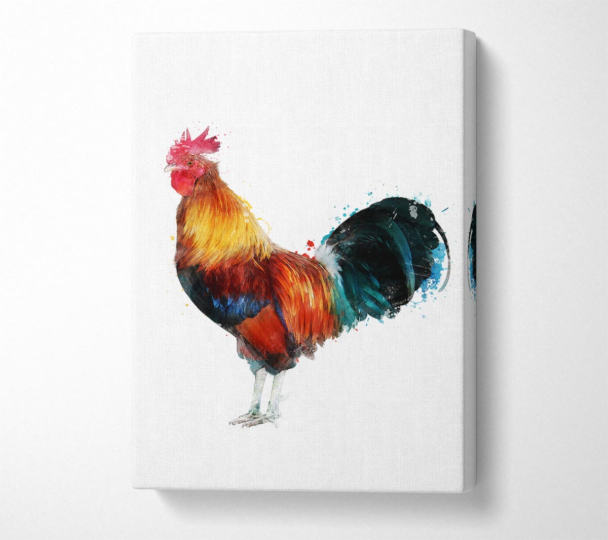 Rooster Canvas Wall Art