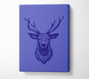Stag Head 1 Canvas Wall Art