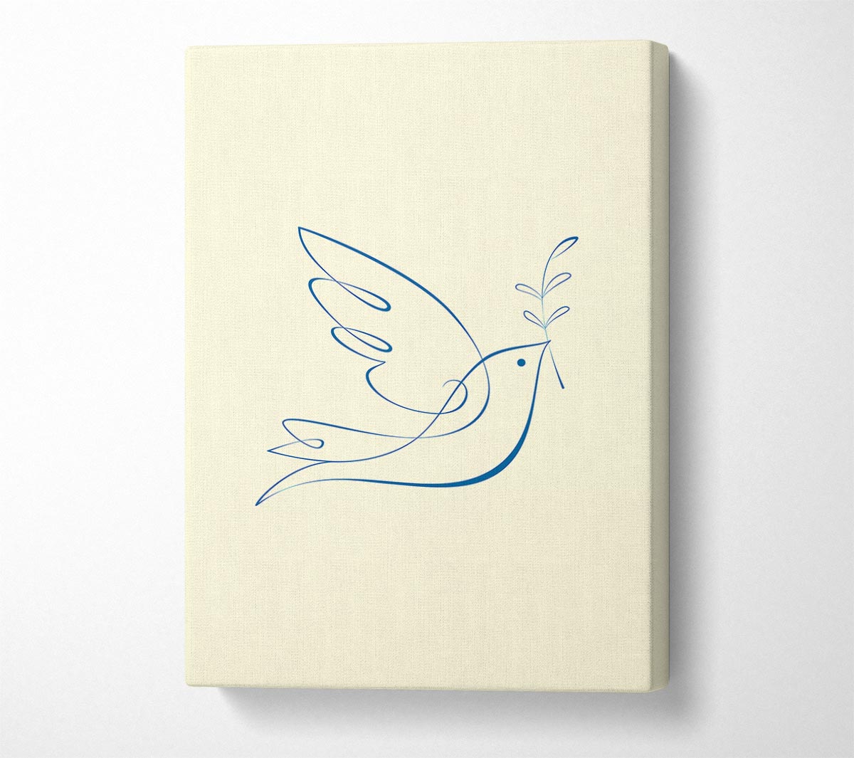 Olive Branch Dove Canvas Wall Art
