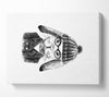 Clever Bunny Canvas Wall Art