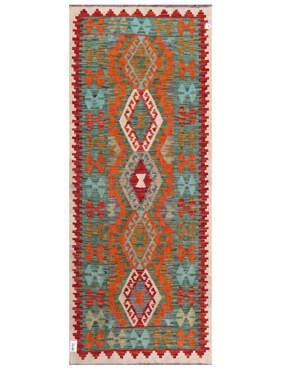 Maimana Kilim - 209 x 85 cm