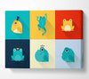 Frogging Around Canvas Wall Art
