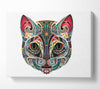 Indian Cat Canvas Wall Art